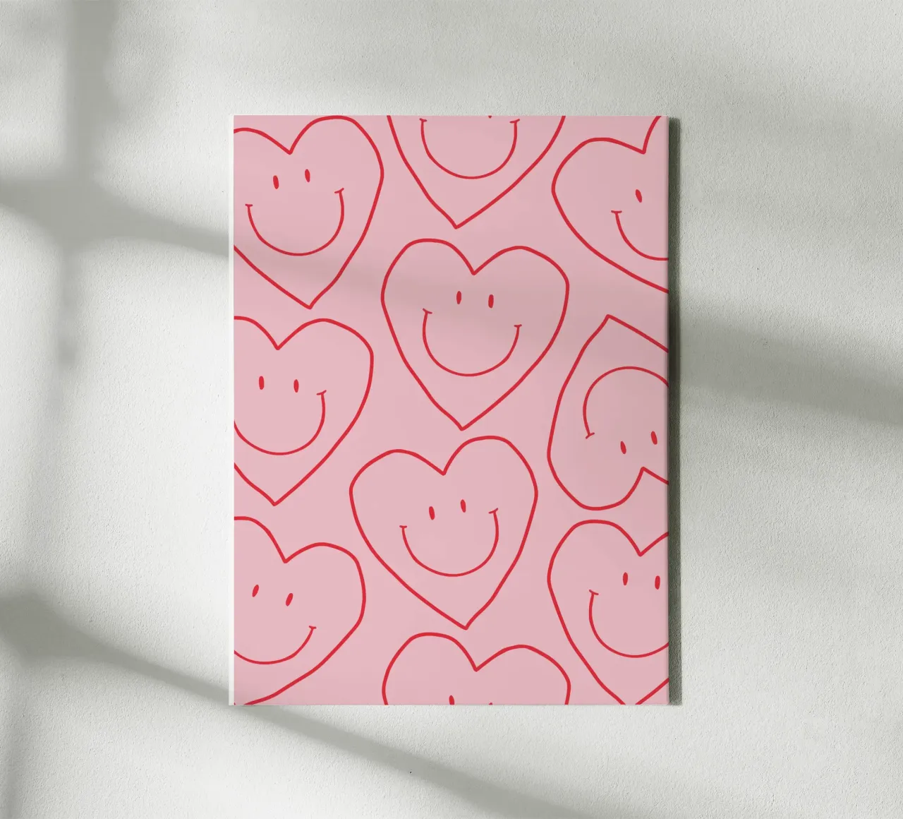 Smile Heart canvas by KRUTH DESIGN