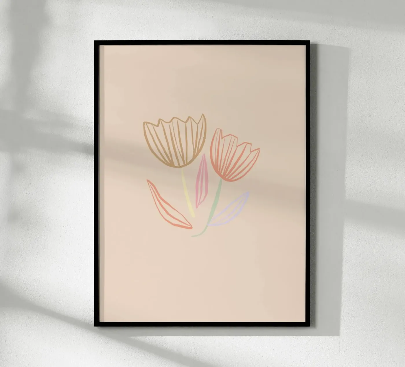 Tulips poster by KRUTH DESIGN