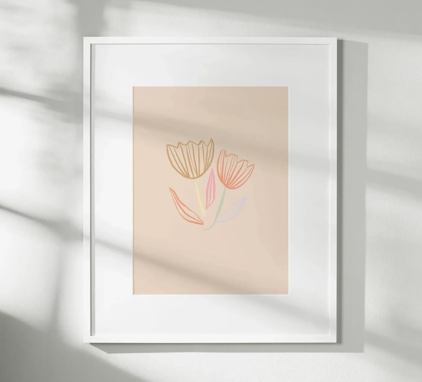 Tulips poster by KRUTH DESIGN