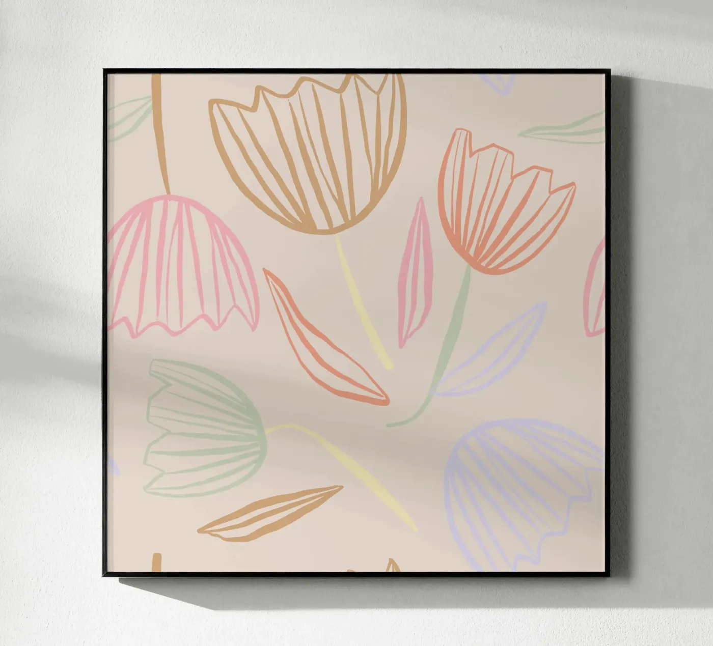 Allover Tulips plexiglass da KRUTH DESIGN