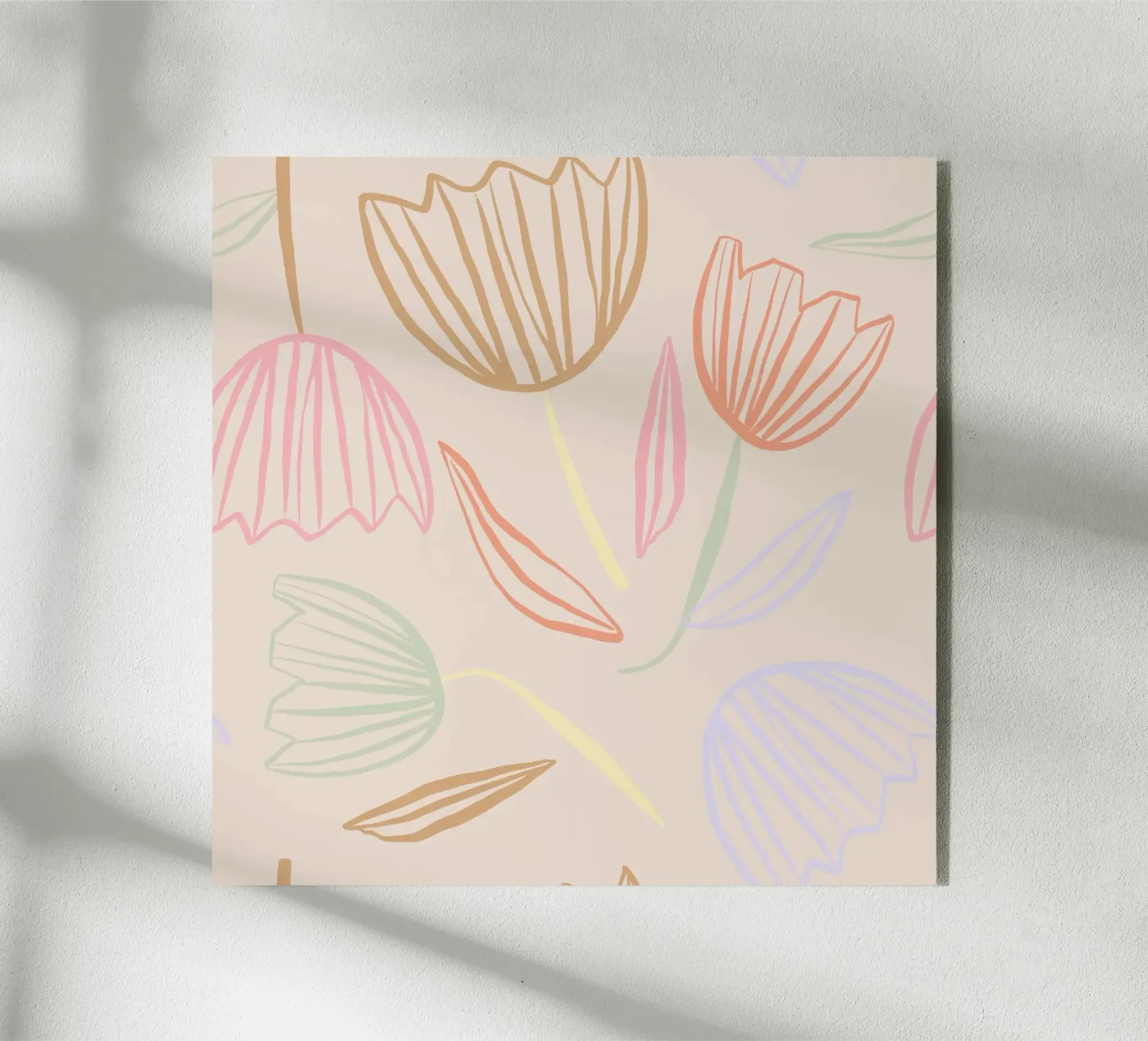 Allover Tulips plexiglass da KRUTH DESIGN