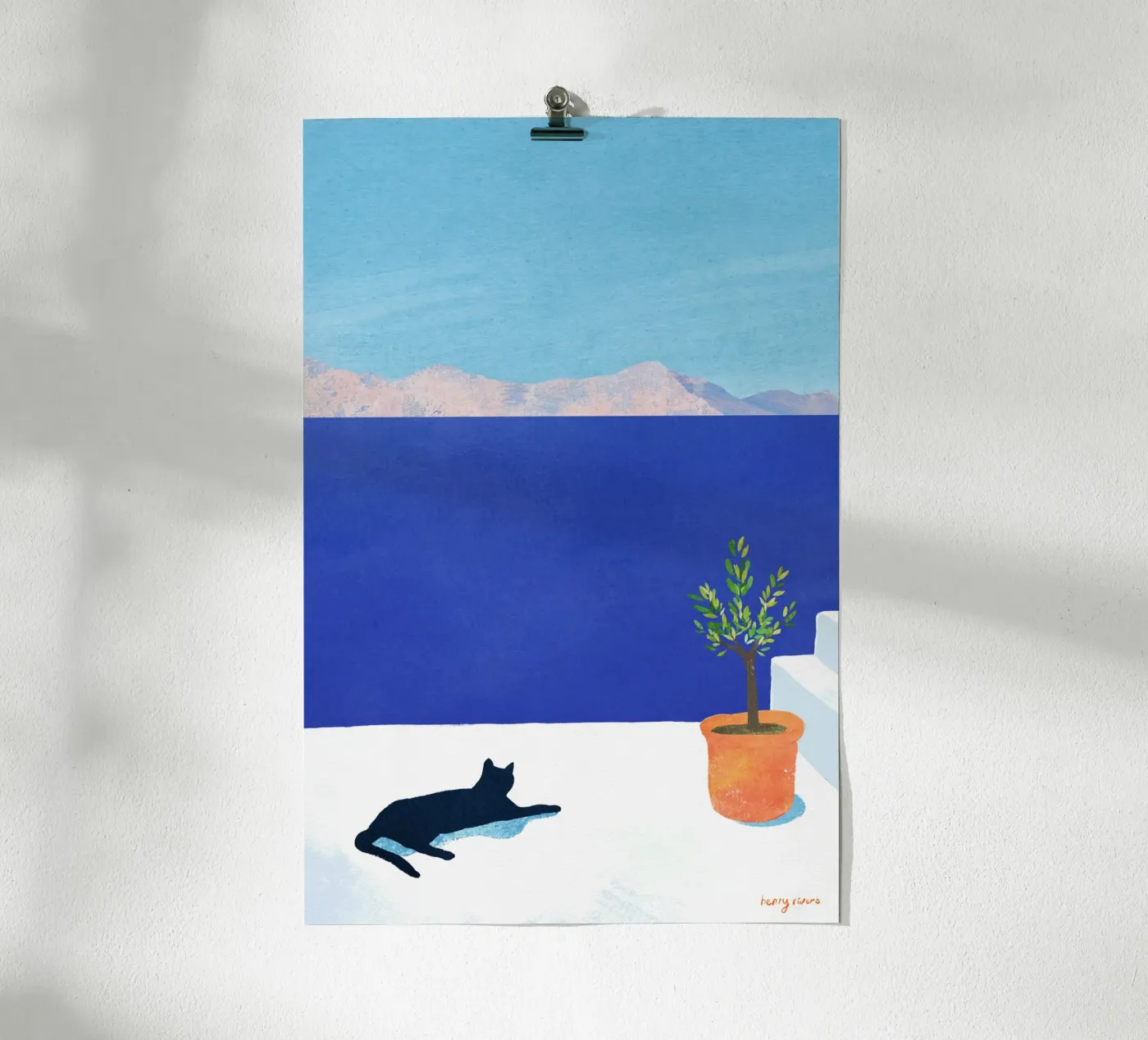 Siesta poster by Henry Rivers