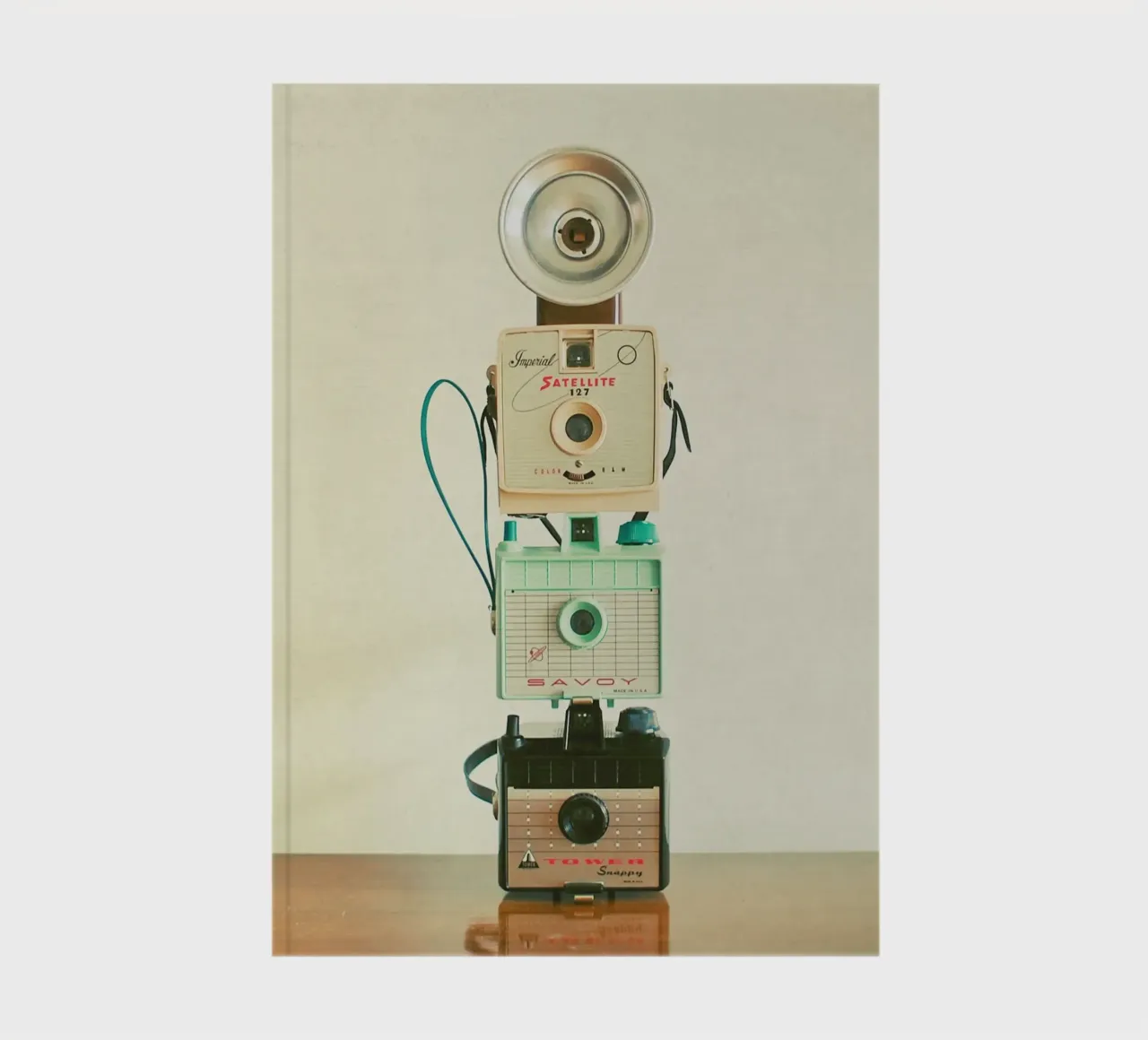 Tower of Cameras notebook by Cassia Beck Photography