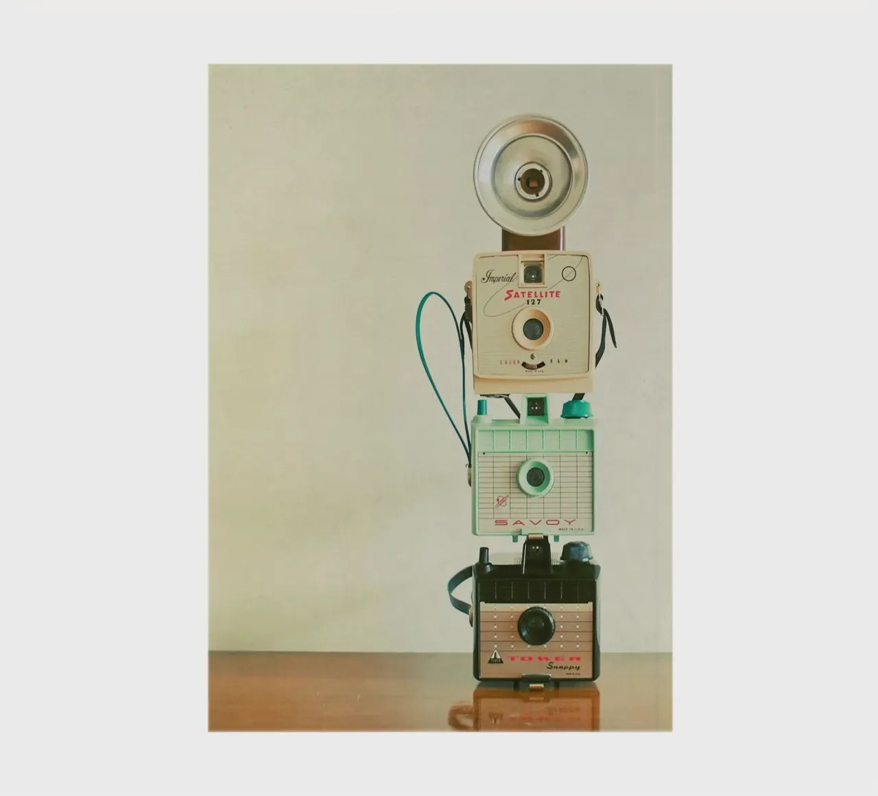 Tower of Cameras notebook by Cassia Beck Photography
