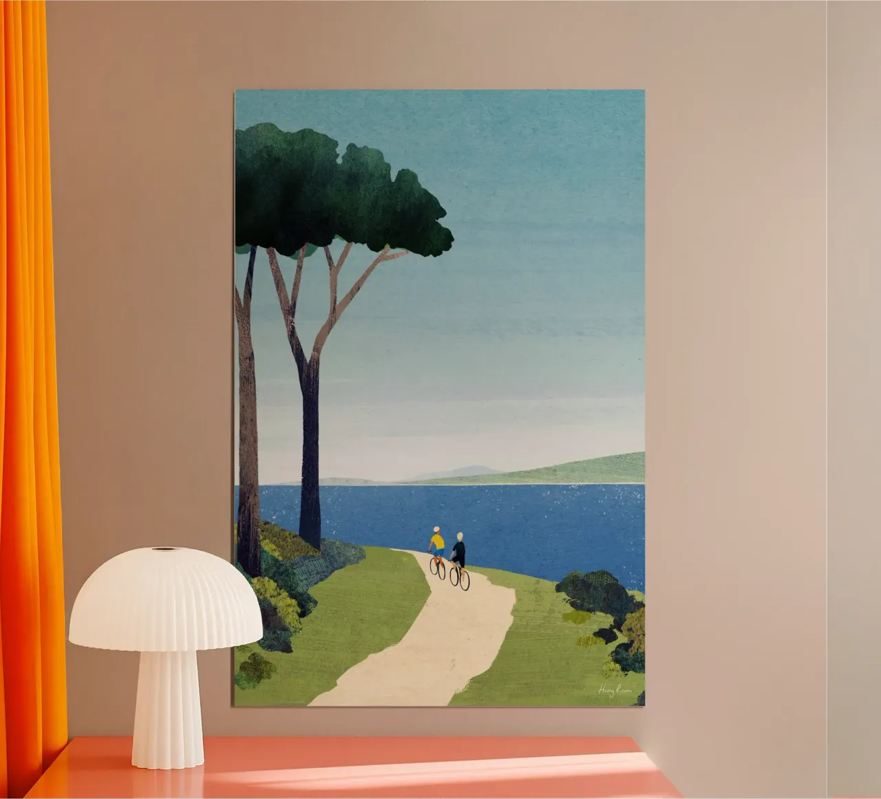 Fietsen poster van Henry Rivers