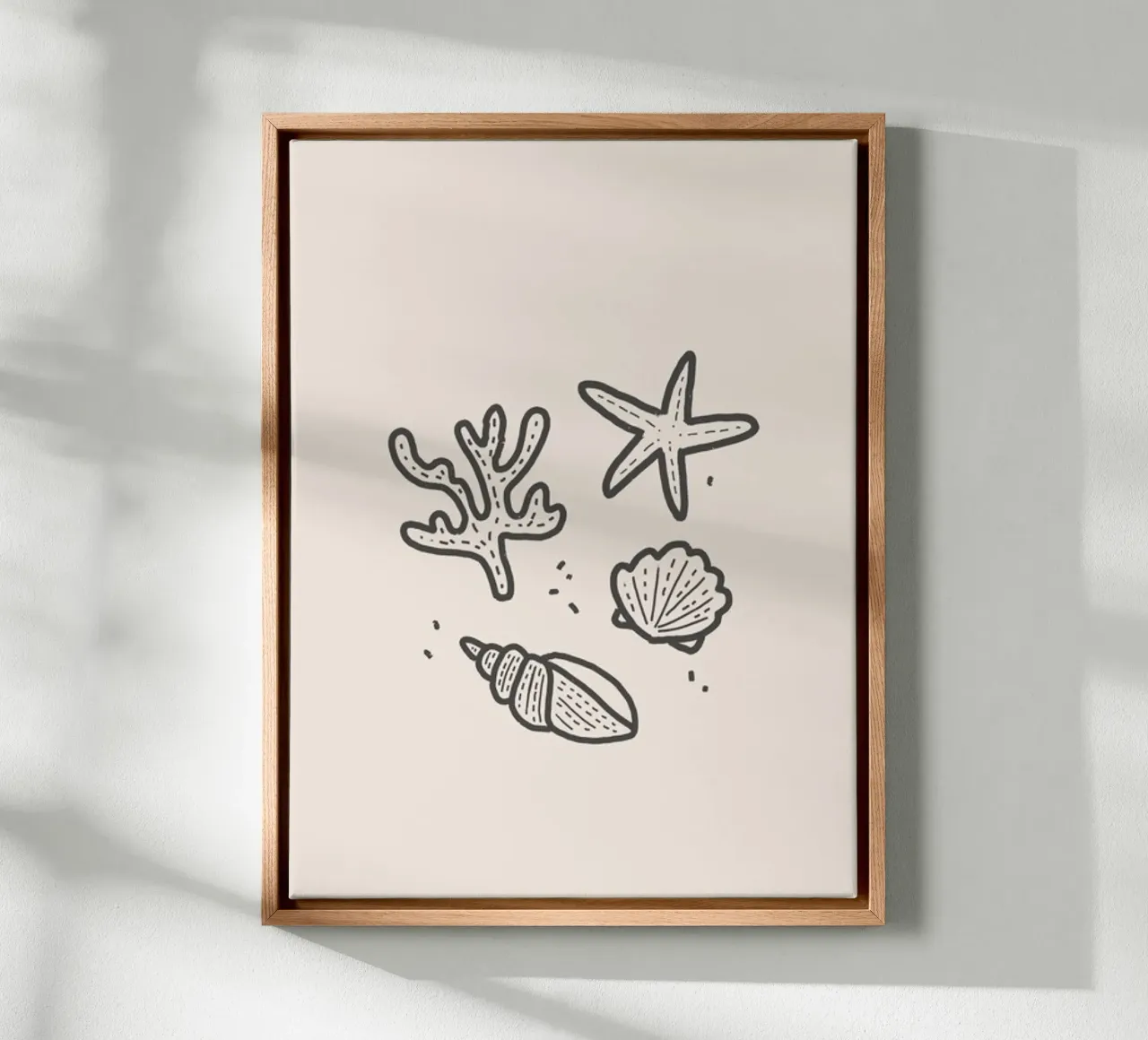 Sealife tela con Cornice a cassetta da KRUTH DESIGN
