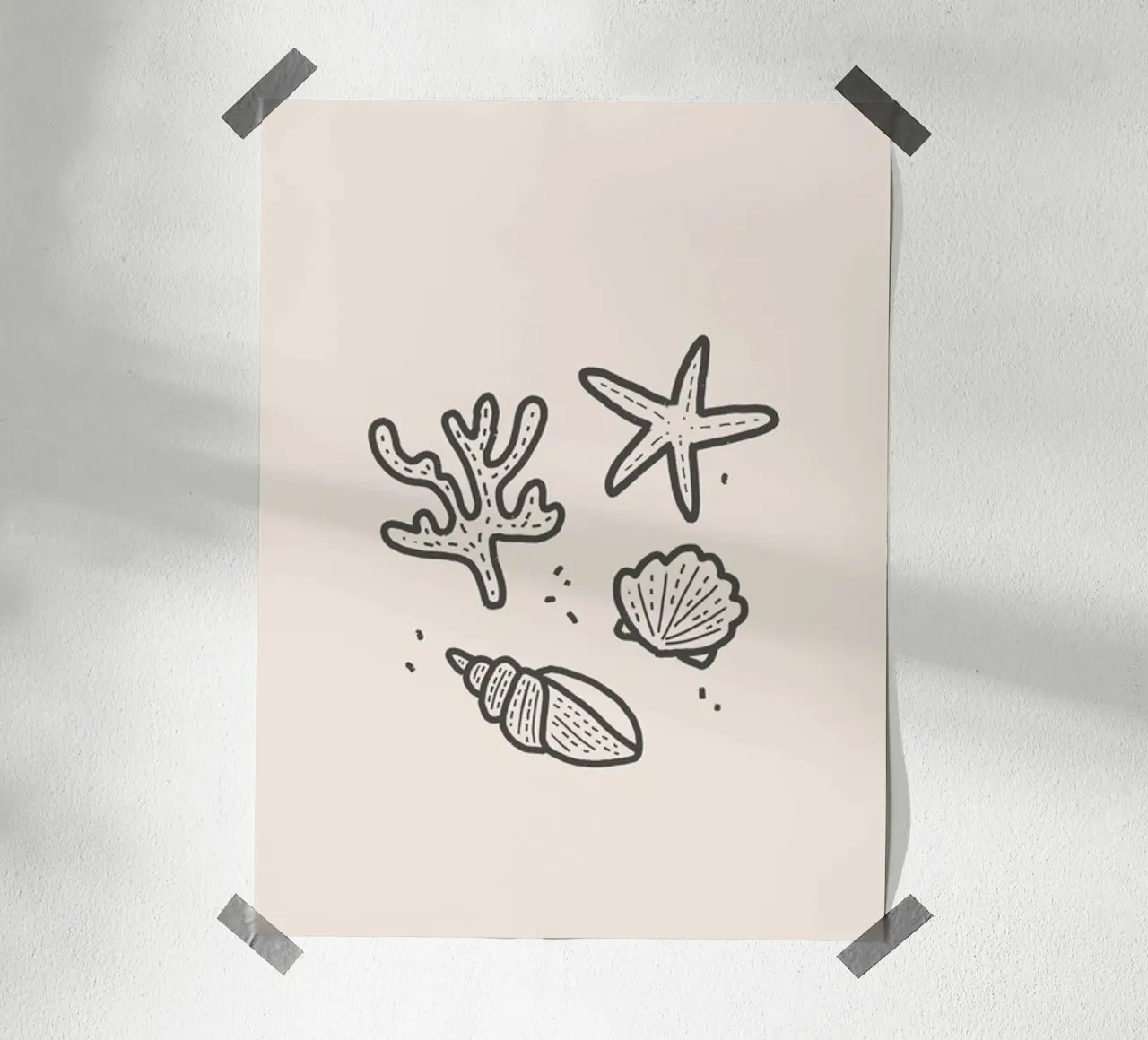 Sealife poster con telaio in alluminio da KRUTH DESIGN