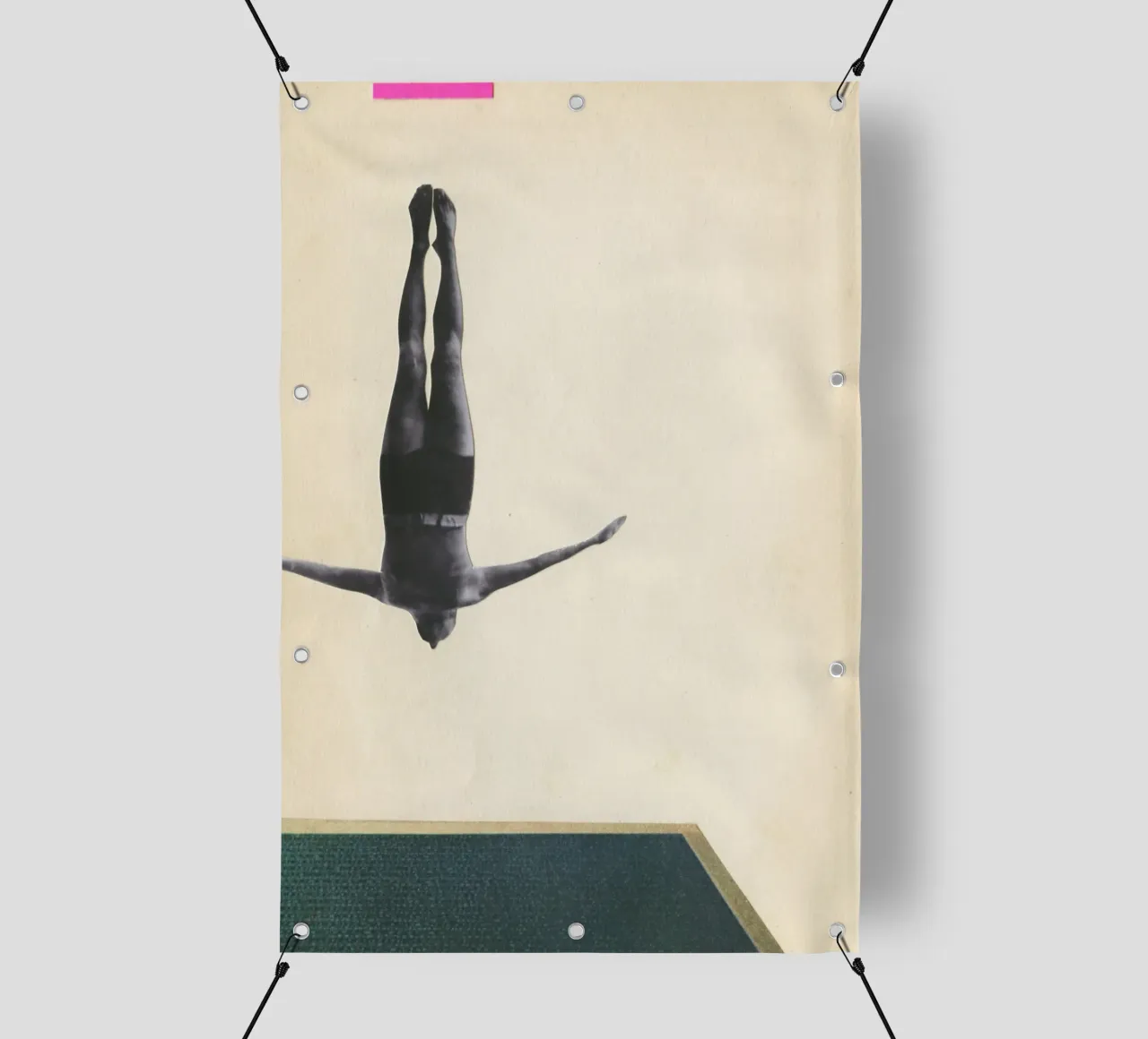 Immersione del cigno telo in pvc da Cassia Beck Collage