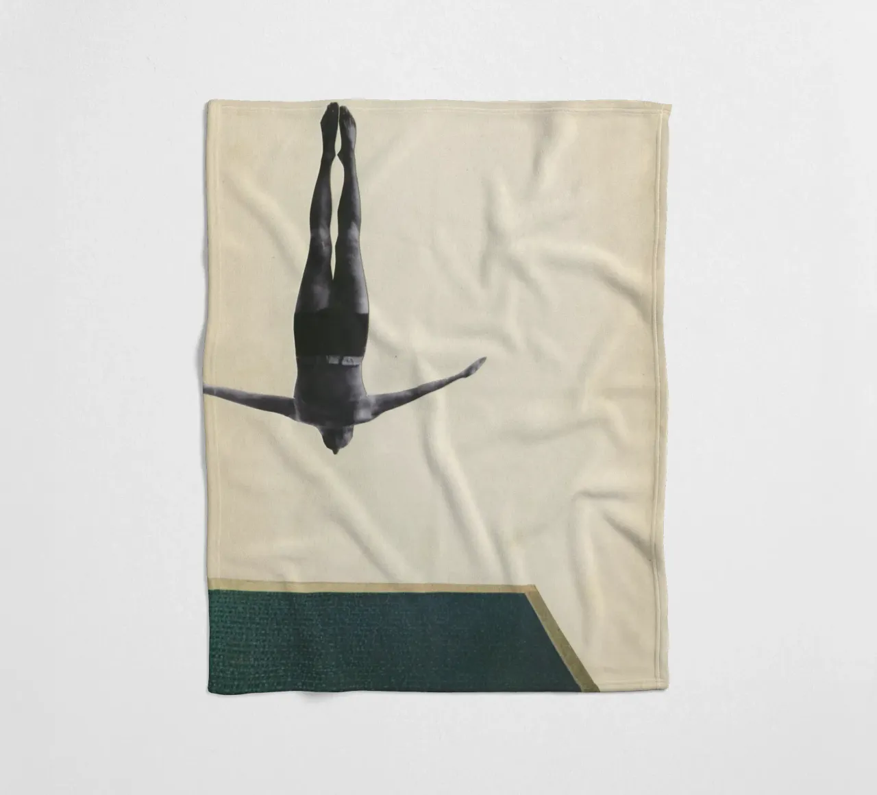 Immersione del cigno coperta in pile da Cassia Beck Collage