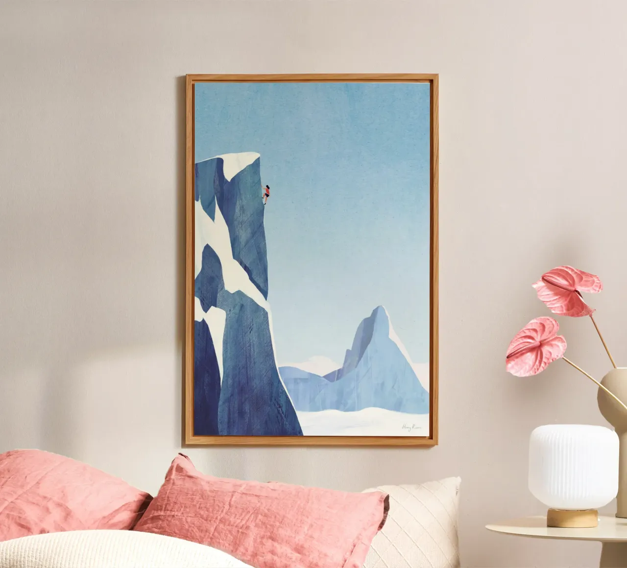 Alpine climb forex-plaat van Henry Rivers