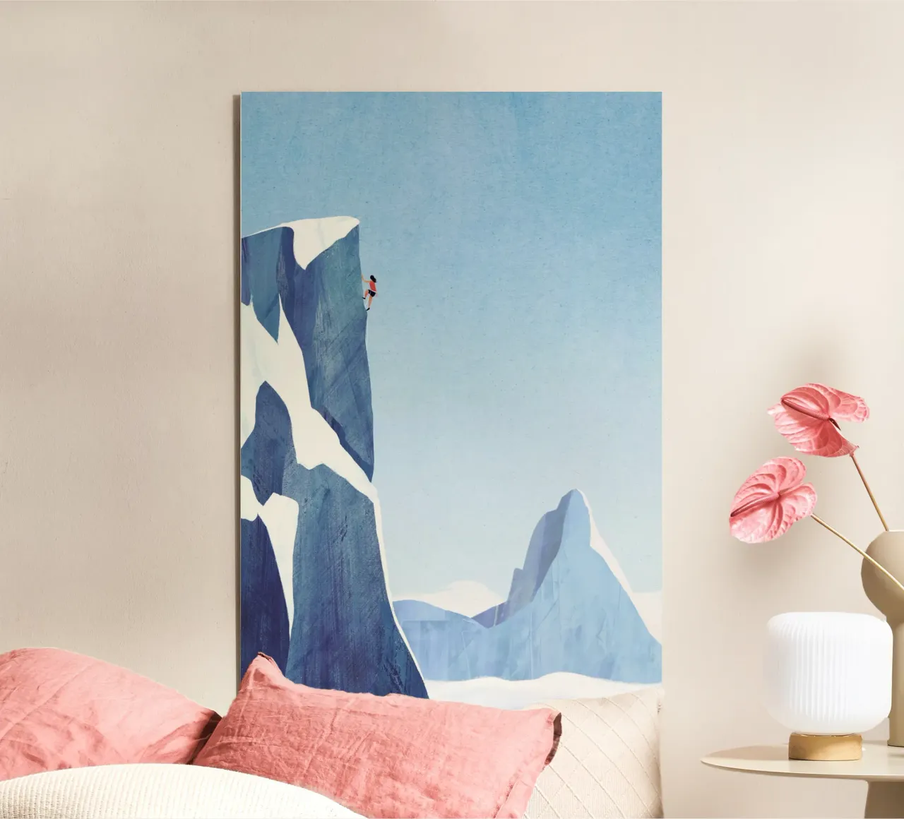 Alpine climb forex-plaat van Henry Rivers