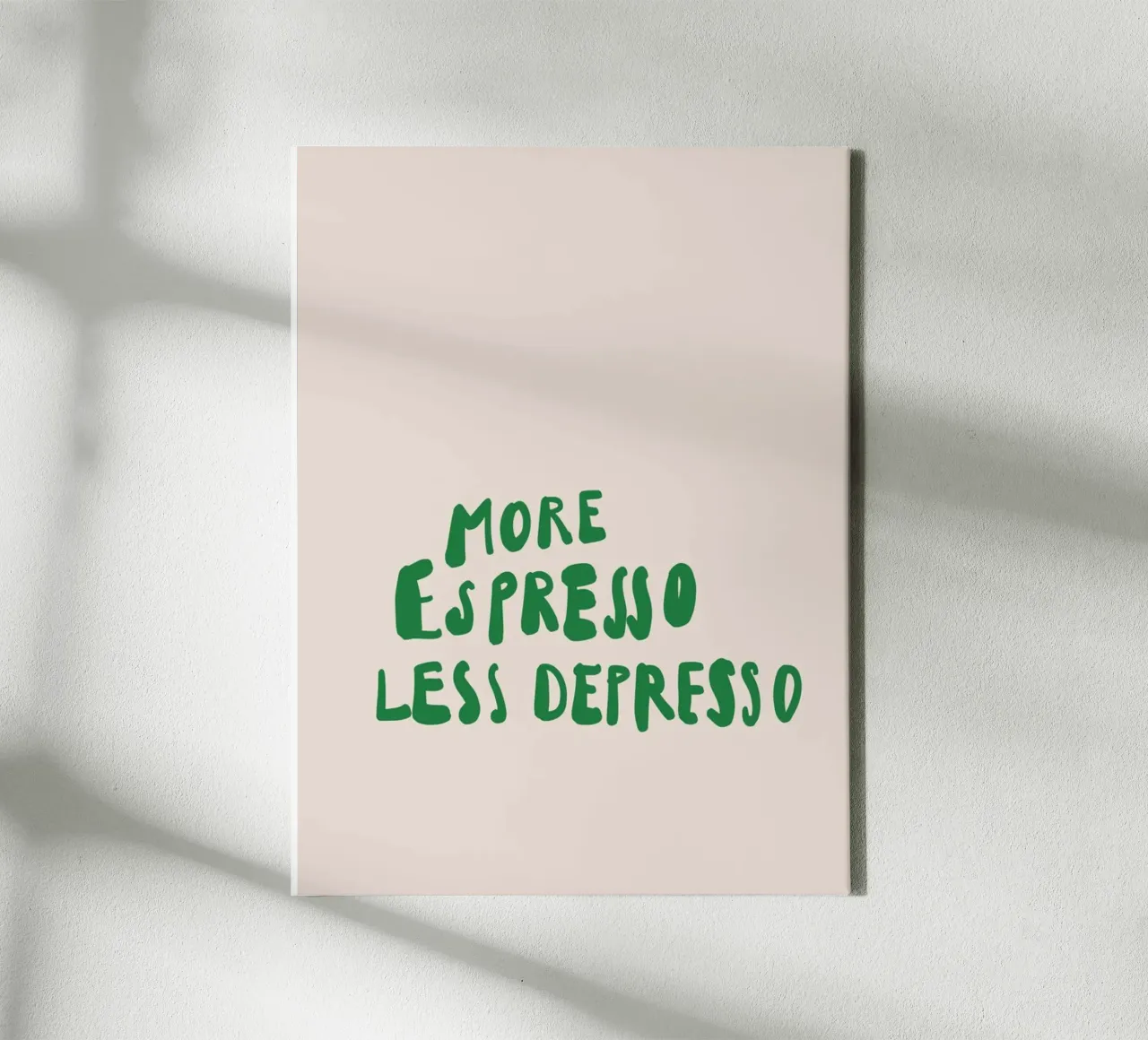 More Espresso tela con Cornice a cassetta da KRUTH DESIGN