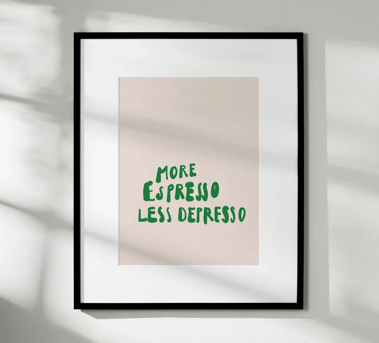 More Espresso poster by KRUTH DESIGN