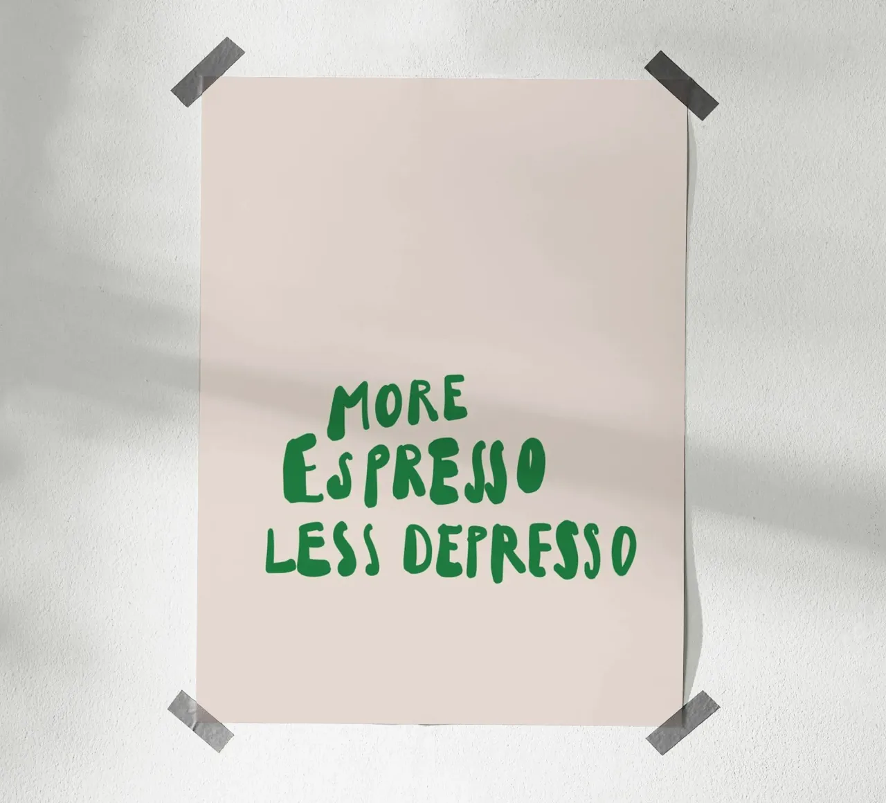 More Espresso poster by KRUTH DESIGN