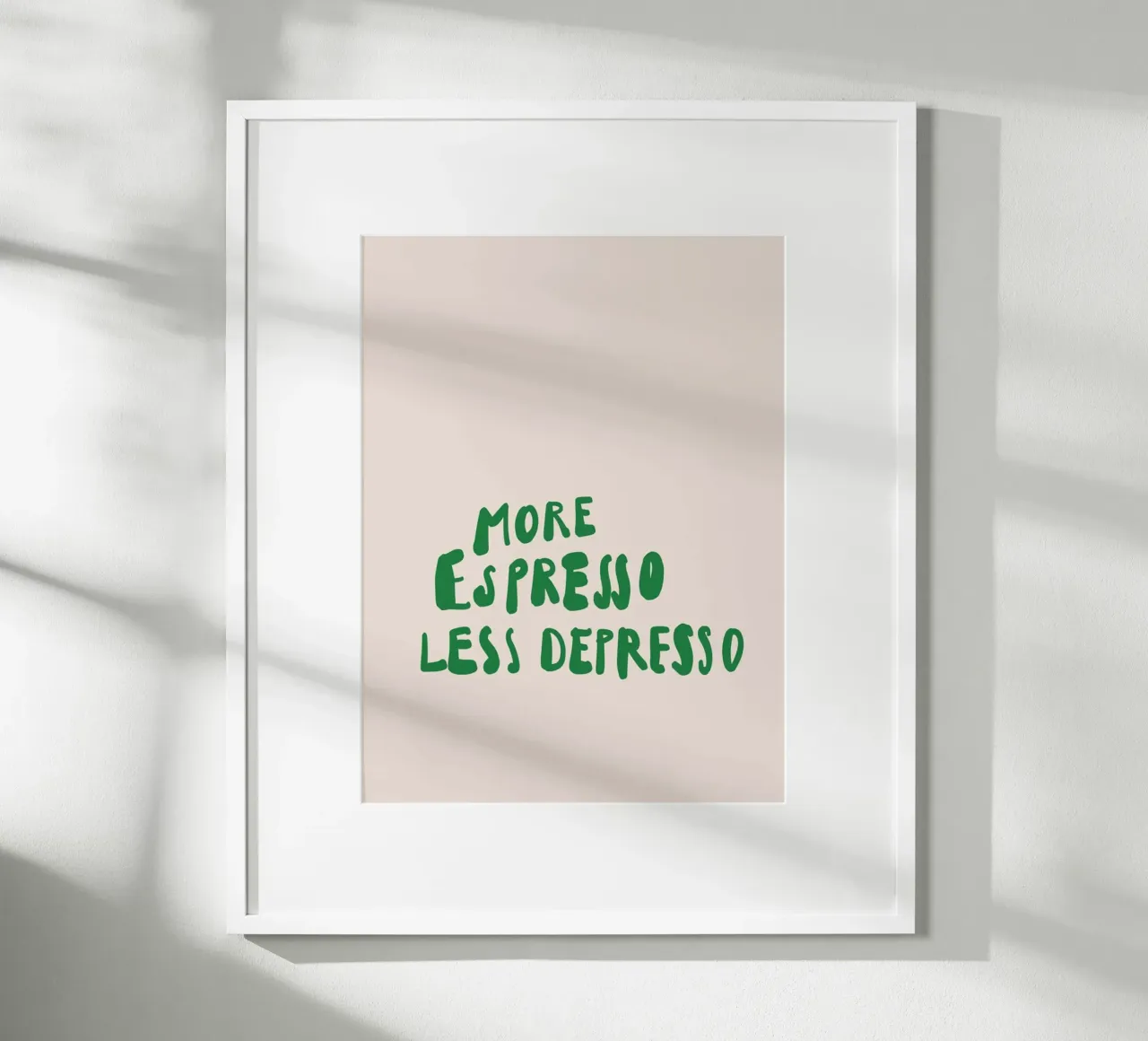 More Espresso poster by KRUTH DESIGN