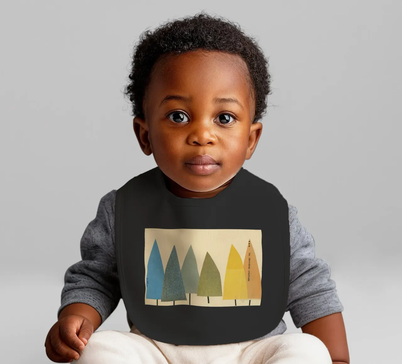 Trees Babylätzchen von Cassia Beck Collage