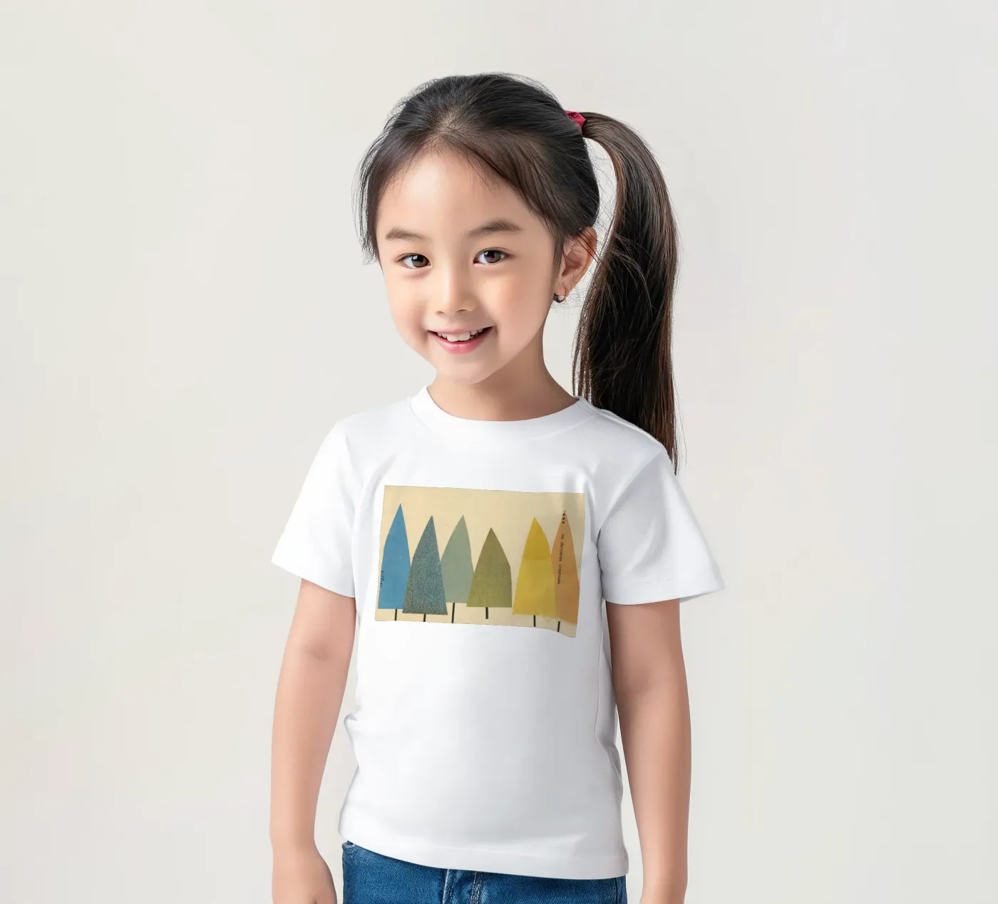 Bomen kinder t-shirt van Cassia Beck Collage