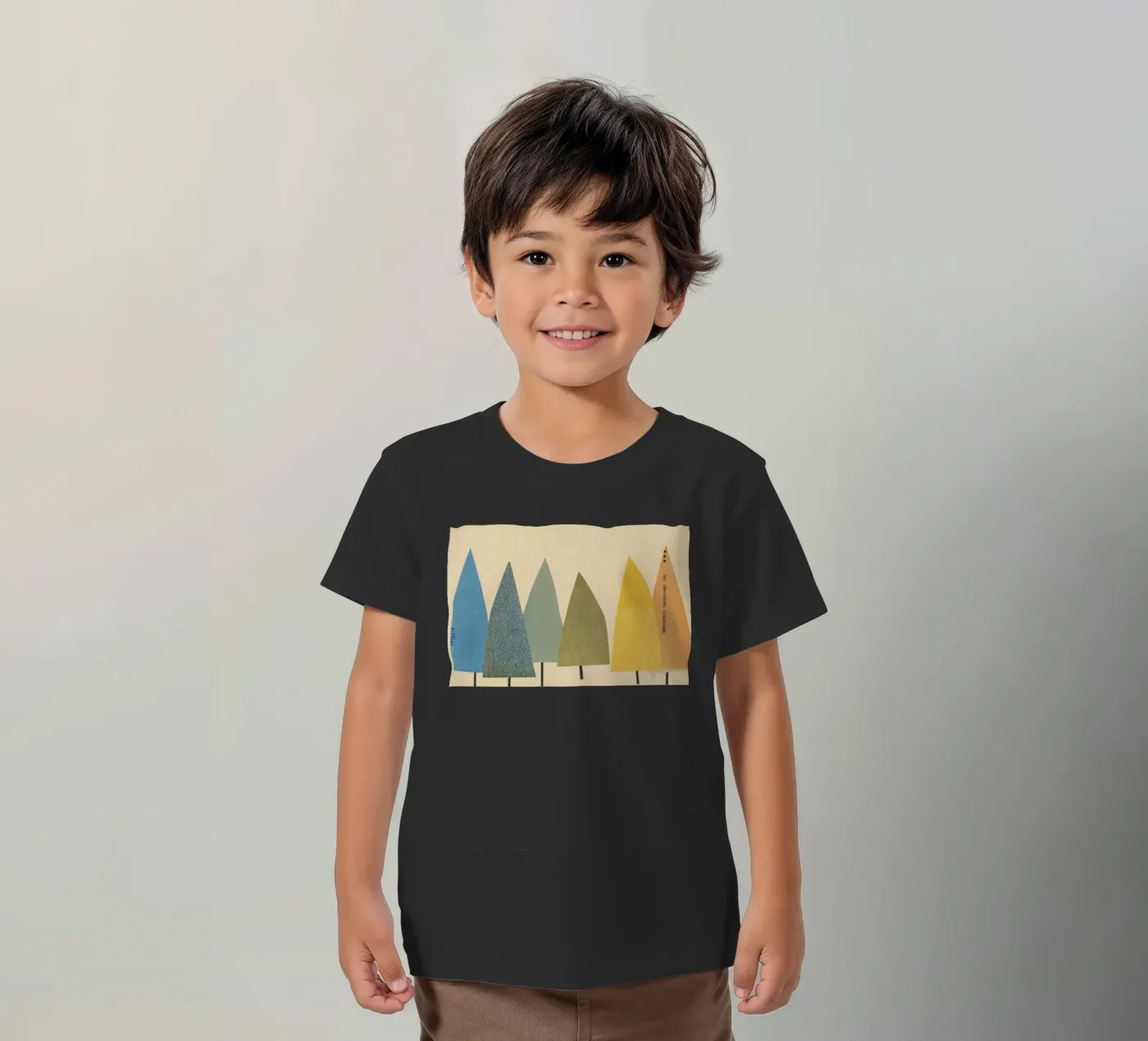 Bomen kinder t-shirt van Cassia Beck Collage