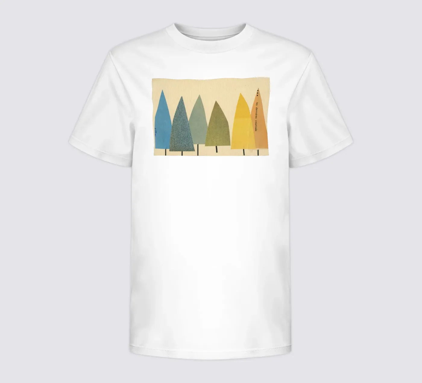 Bomen kinder t-shirt van Cassia Beck Collage