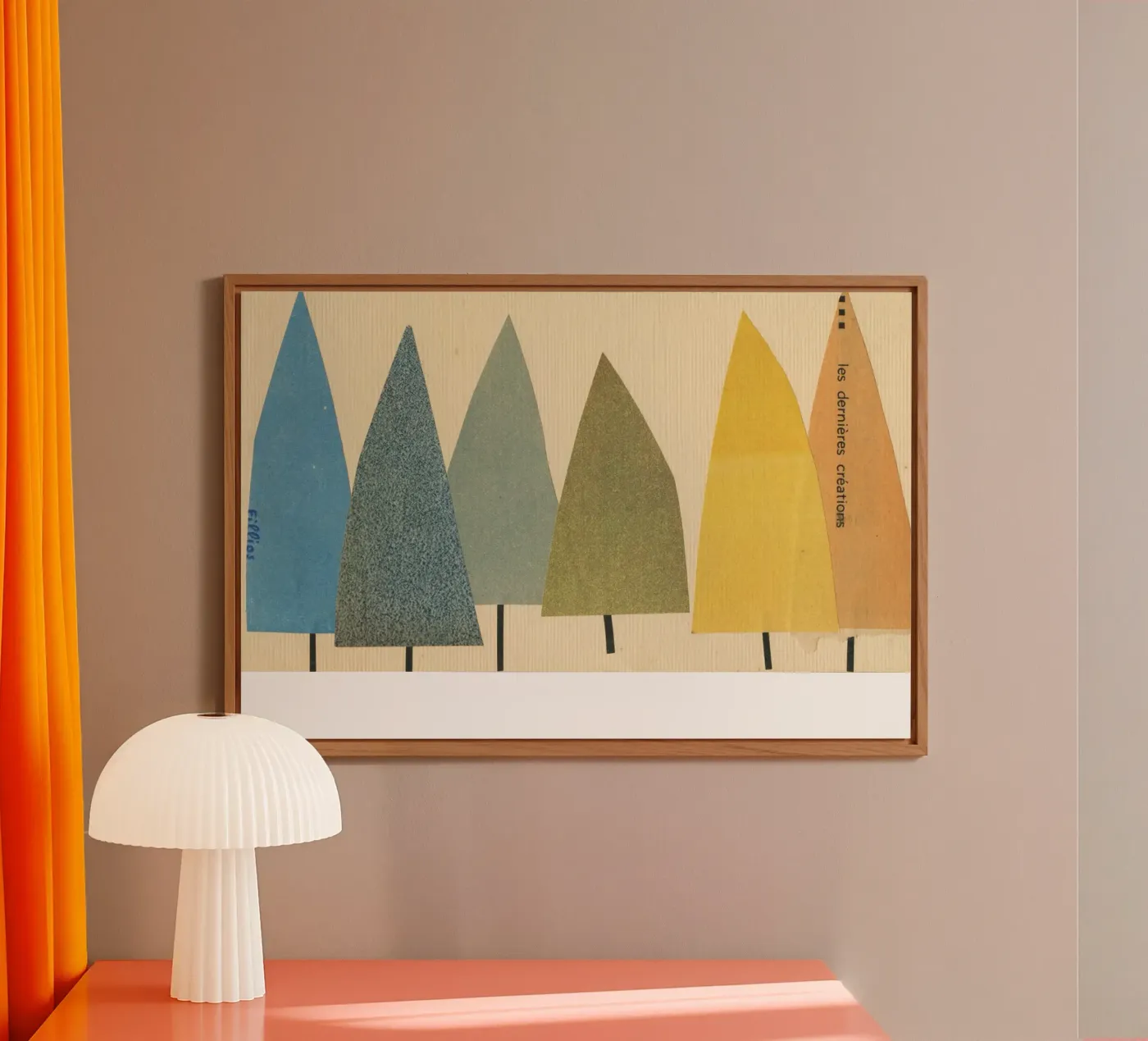 Trees alluminio dibond da Cassia Beck Collage