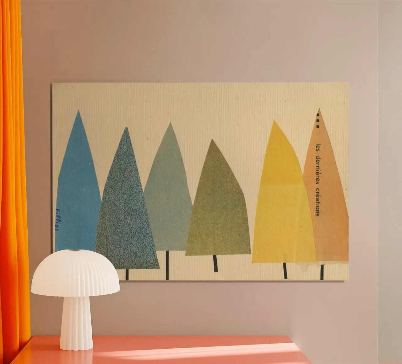 Alberi carta hahnemühle da Cassia Beck Collage