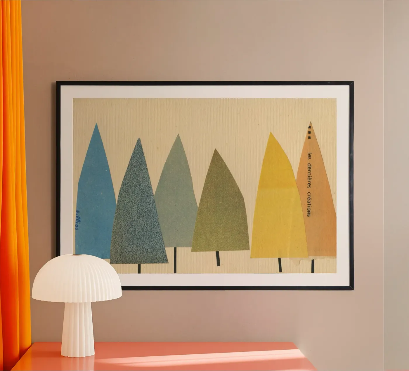 Bomen poster van Cassia Beck Collage