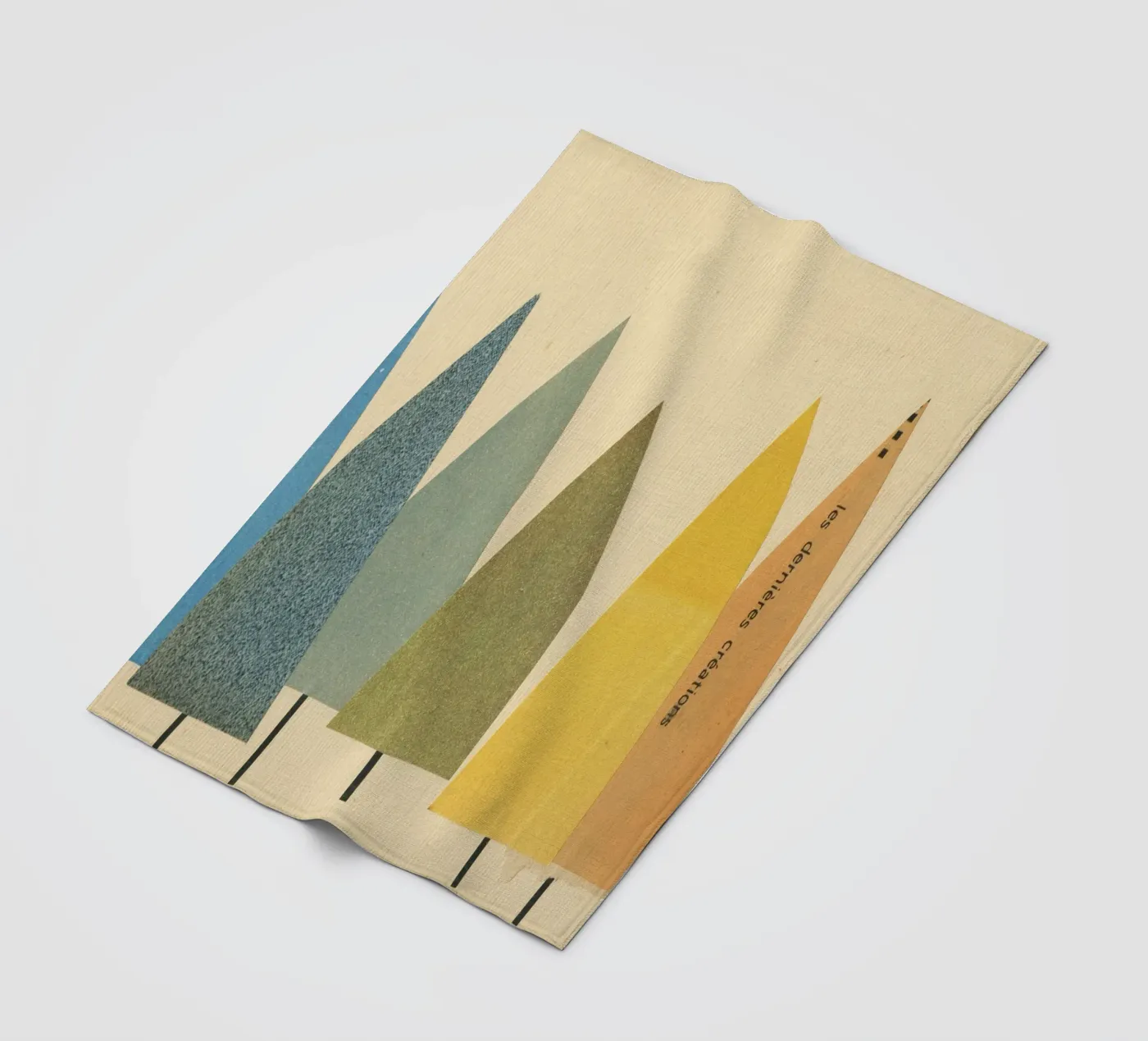 Trees fleece blanket by Cassia Beck Collage