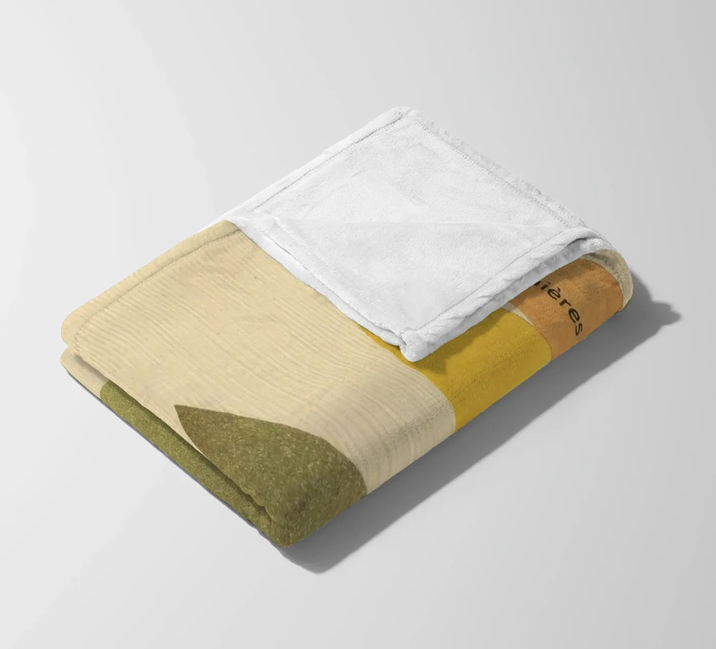 Trees fleece blanket by Cassia Beck Collage
