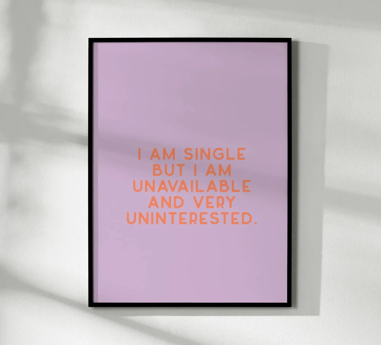 Single poster con telaio in legno da KRUTH DESIGN