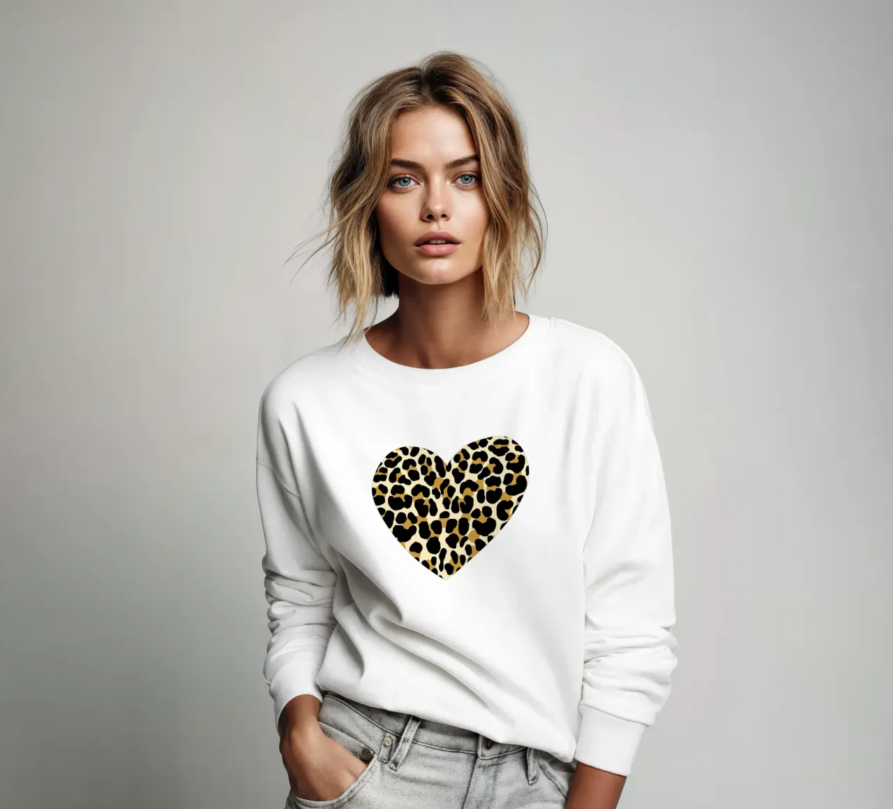 Leopard print pattern. Animal print. Safari style. sweatshirt by CalliLetters