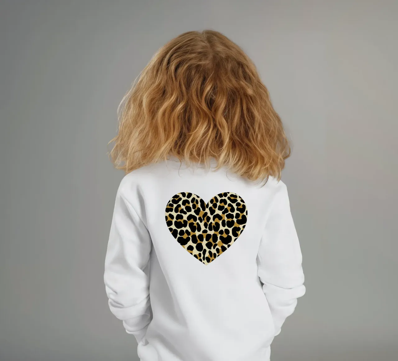 Motivo leopardato. Stampa animalier. Stile safari. felpa bambino da CalliLetters