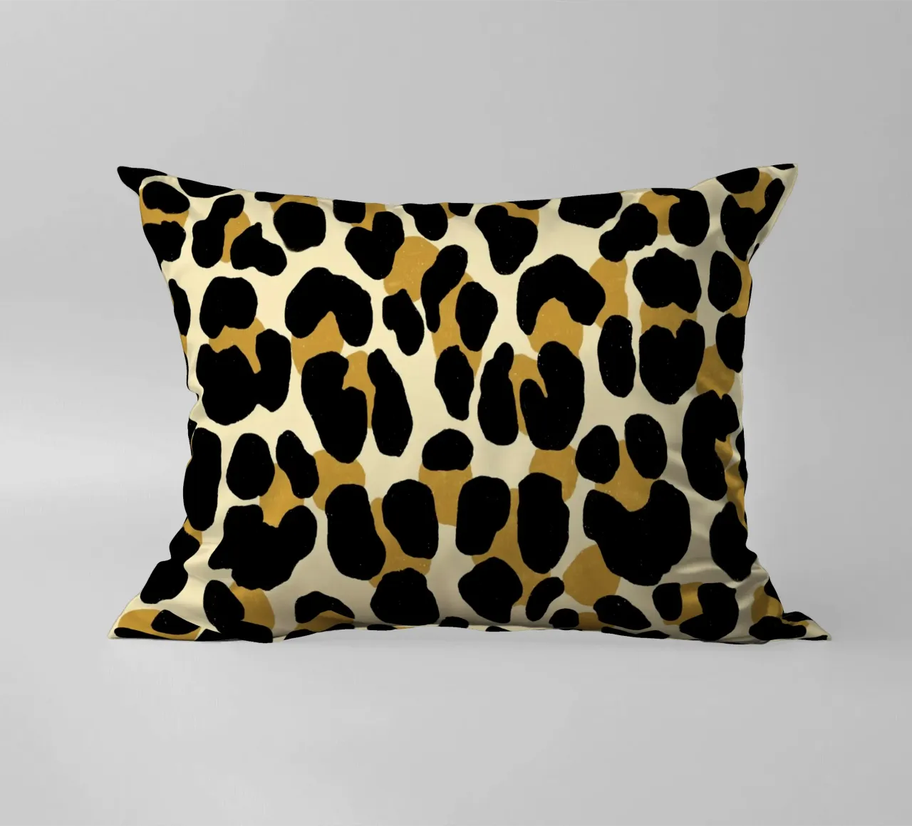 Leopard print pattern. Animal print. Safari style. decorative cushion by CalliLetters