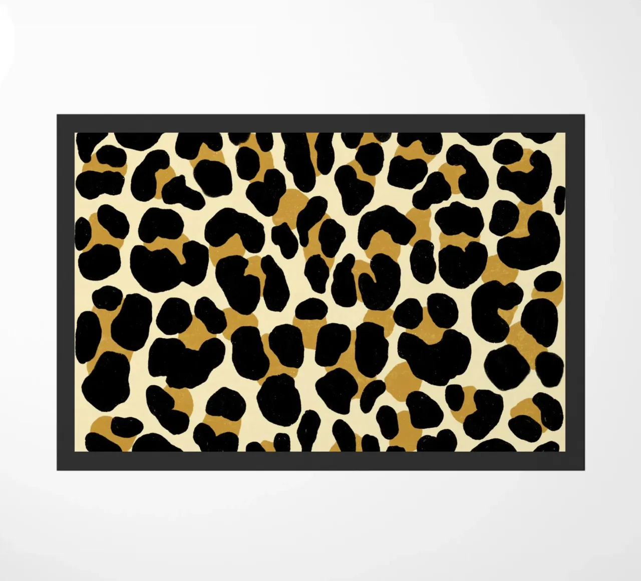 Leopard print pattern. Animal print. Safari style. doormat by CalliLetters