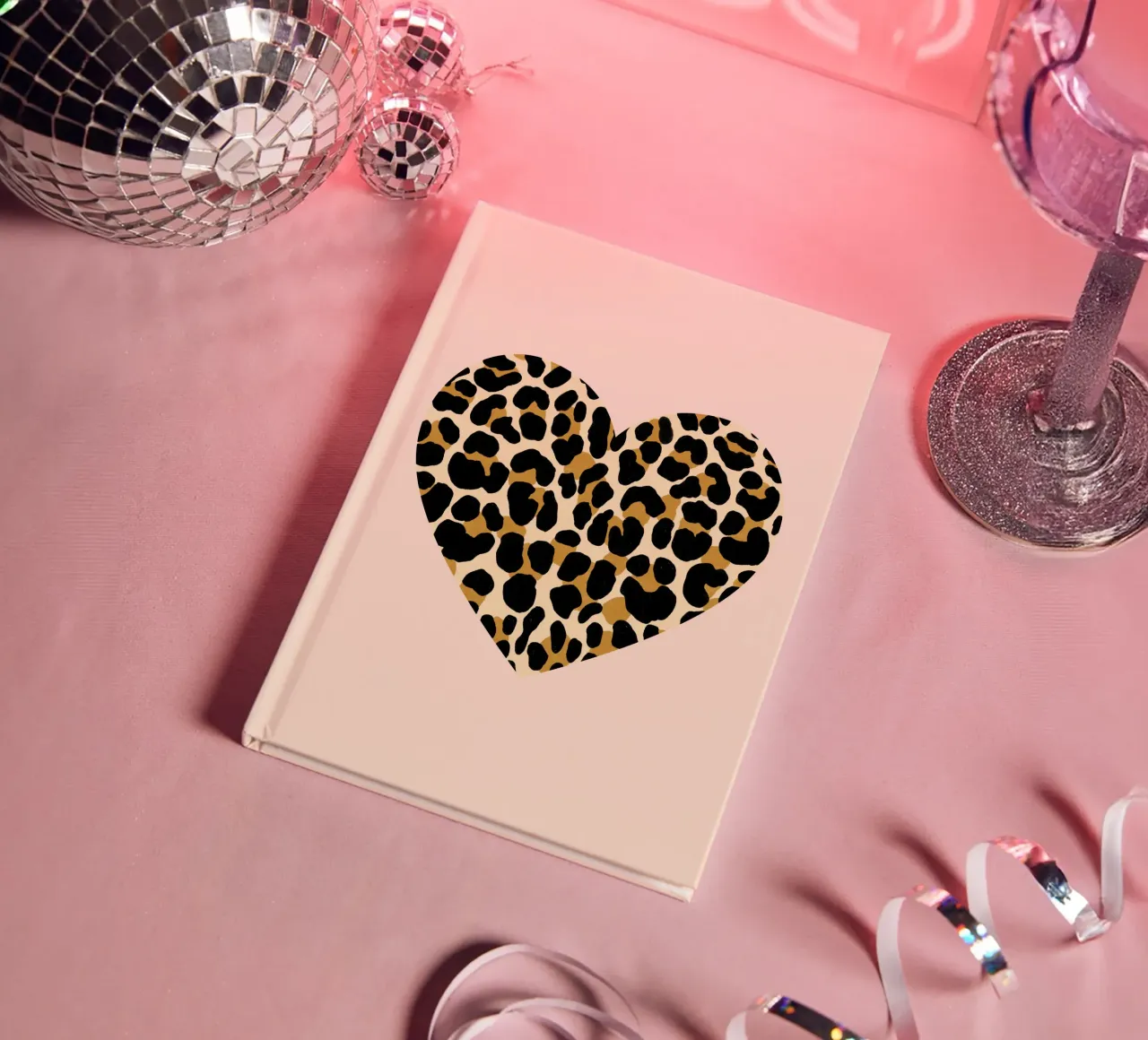 Leopard print pattern. Animal print. Safari style. notebook by CalliLetters