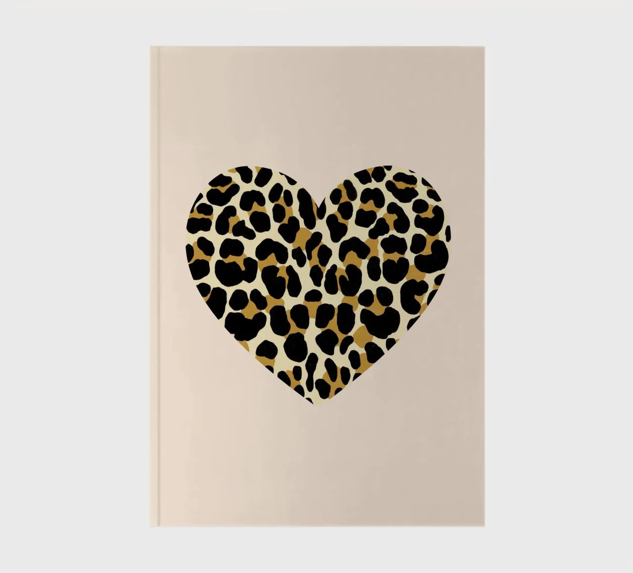 Luipaardprint patroon. Dierenprint. Safari-stijl. notitieboek van CalliLetters