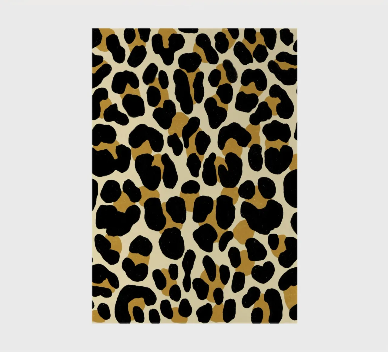 Luipaardprint patroon. Dierenprint. Safari-stijl. notitieboek van CalliLetters