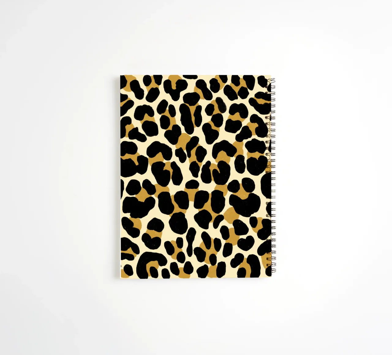 Leopard print pattern. Animal print. Safari style. spiral notebook by CalliLetters