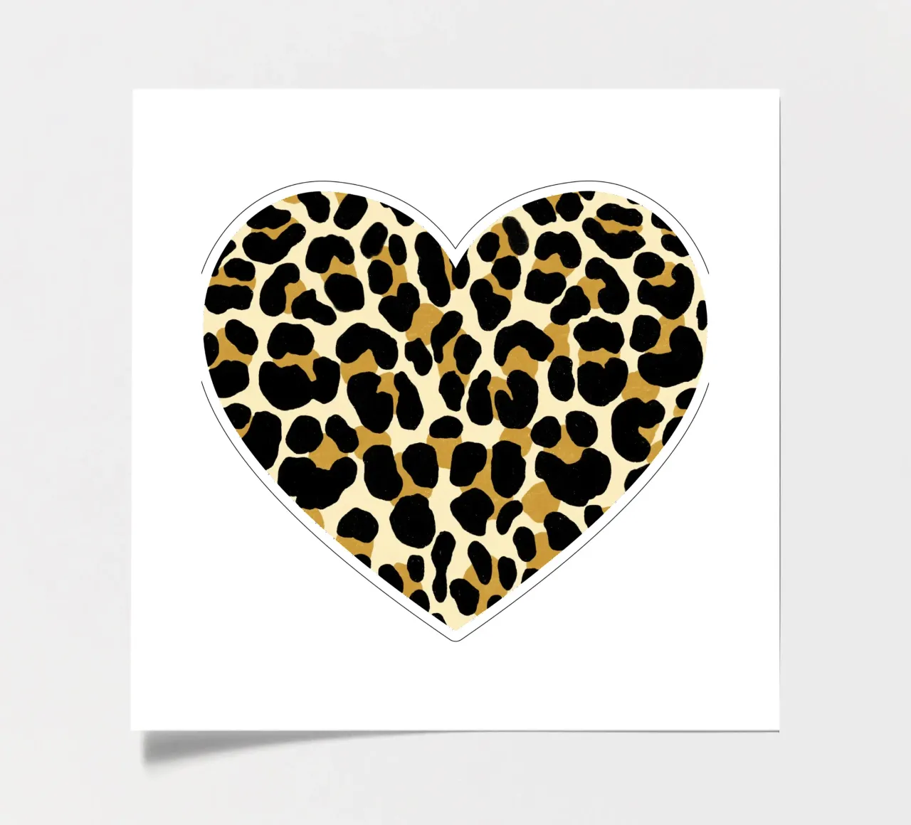 Leopard print pattern. Animal print. Safari style. sticker sheet by CalliLetters