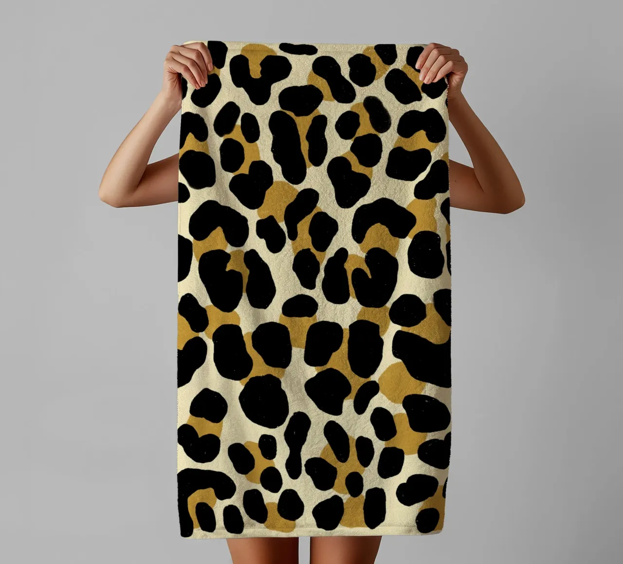 Leopard print pattern. Animal print. Safari style. towel by CalliLetters
