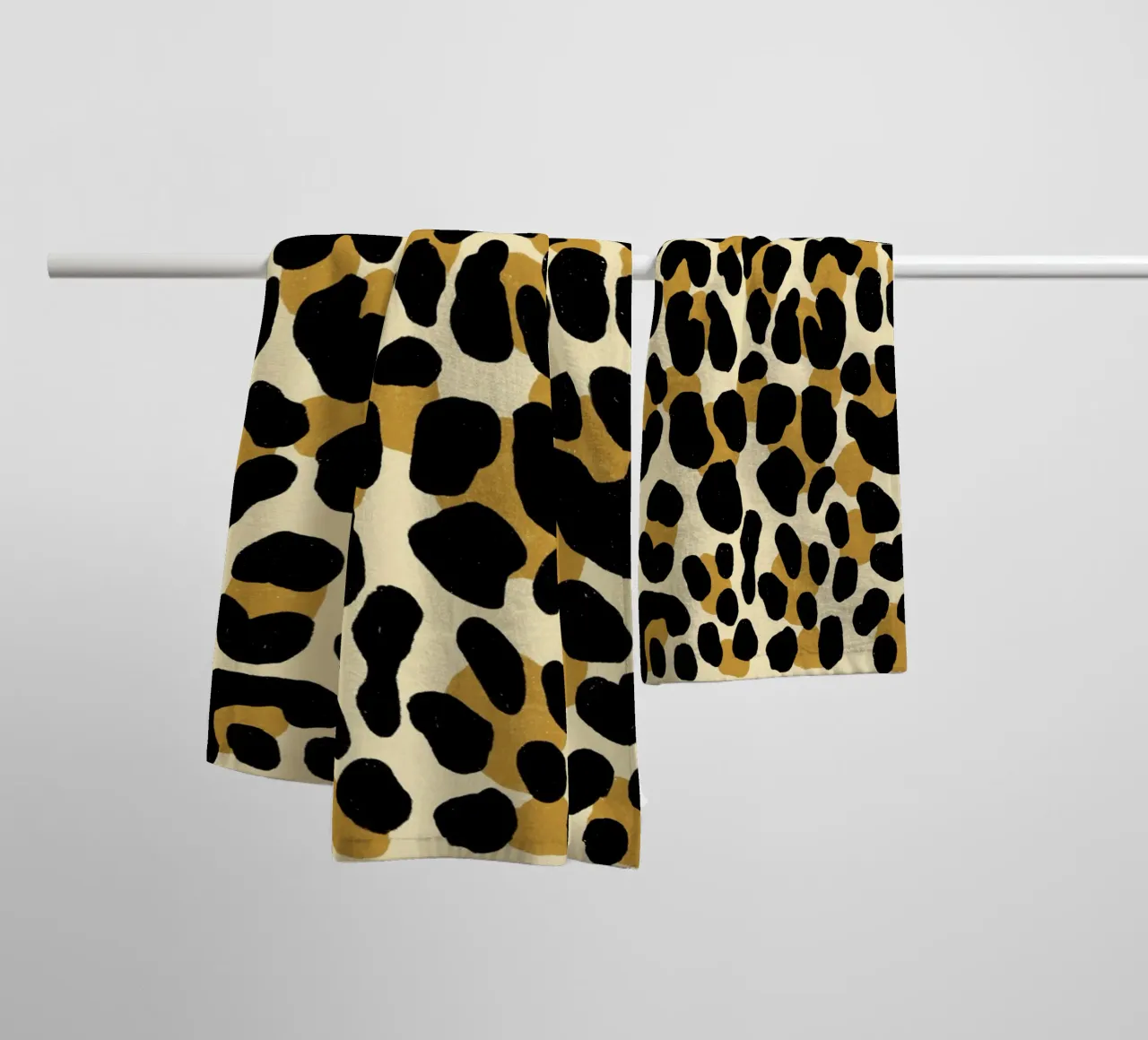 Leopard print pattern. Animal print. Safari style. towel by CalliLetters