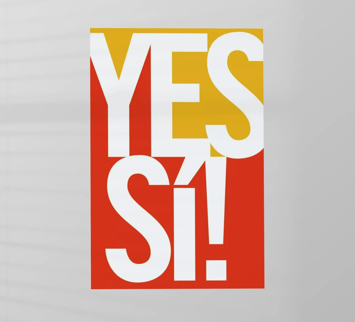 Sí! pellicola backlit da Bo Lundberg