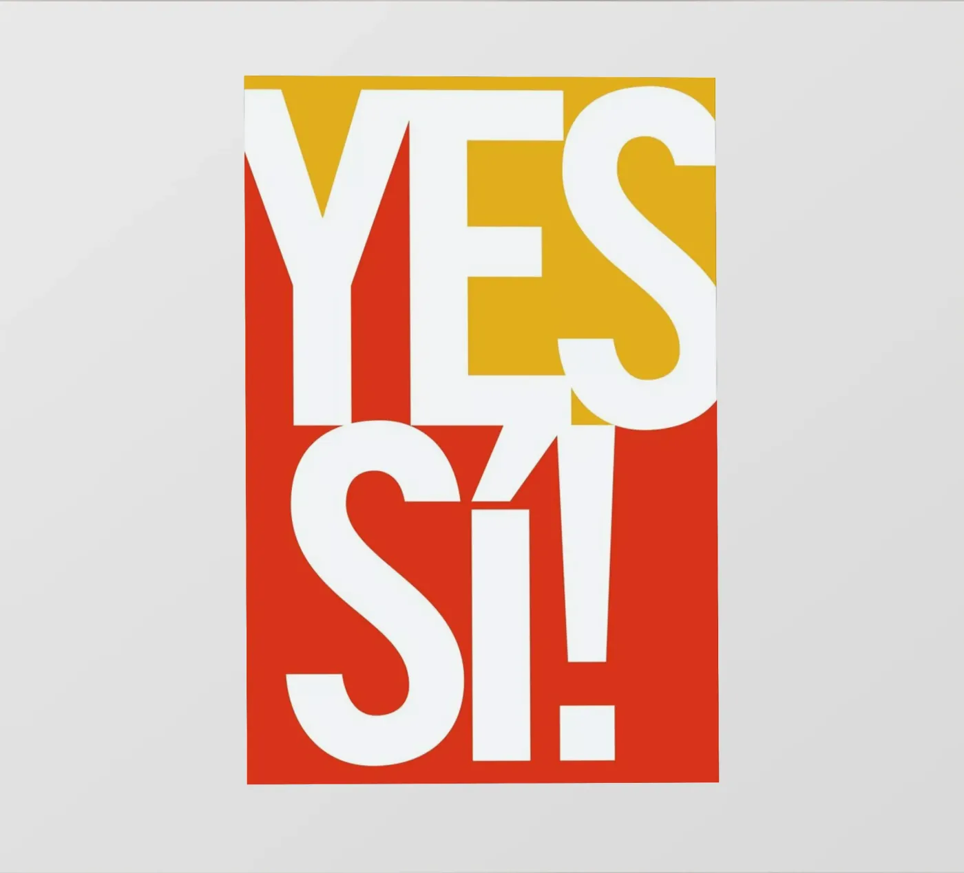 Sí! pellicola backlit da Bo Lundberg