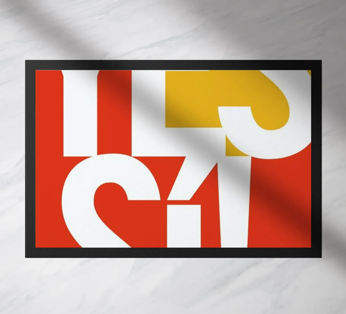 Sí! deurmat van Bo Lundberg