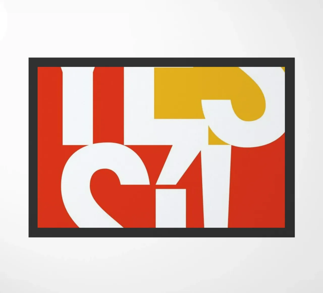 Sí! doormat by Bo Lundberg