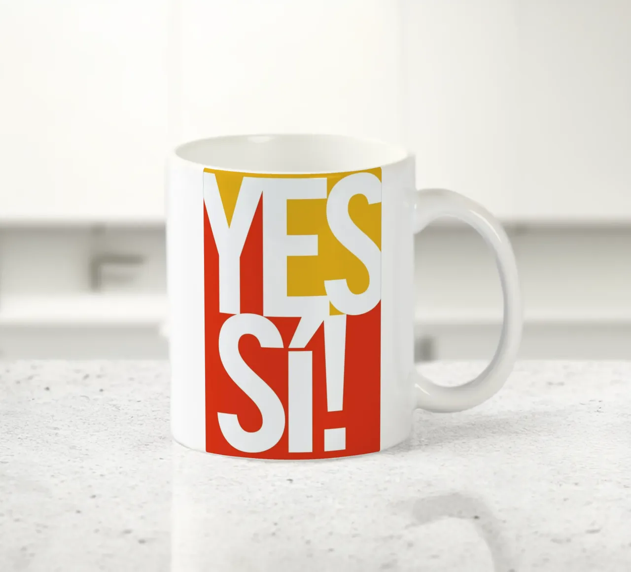 Sí! tazza in ceramica da Bo Lundberg