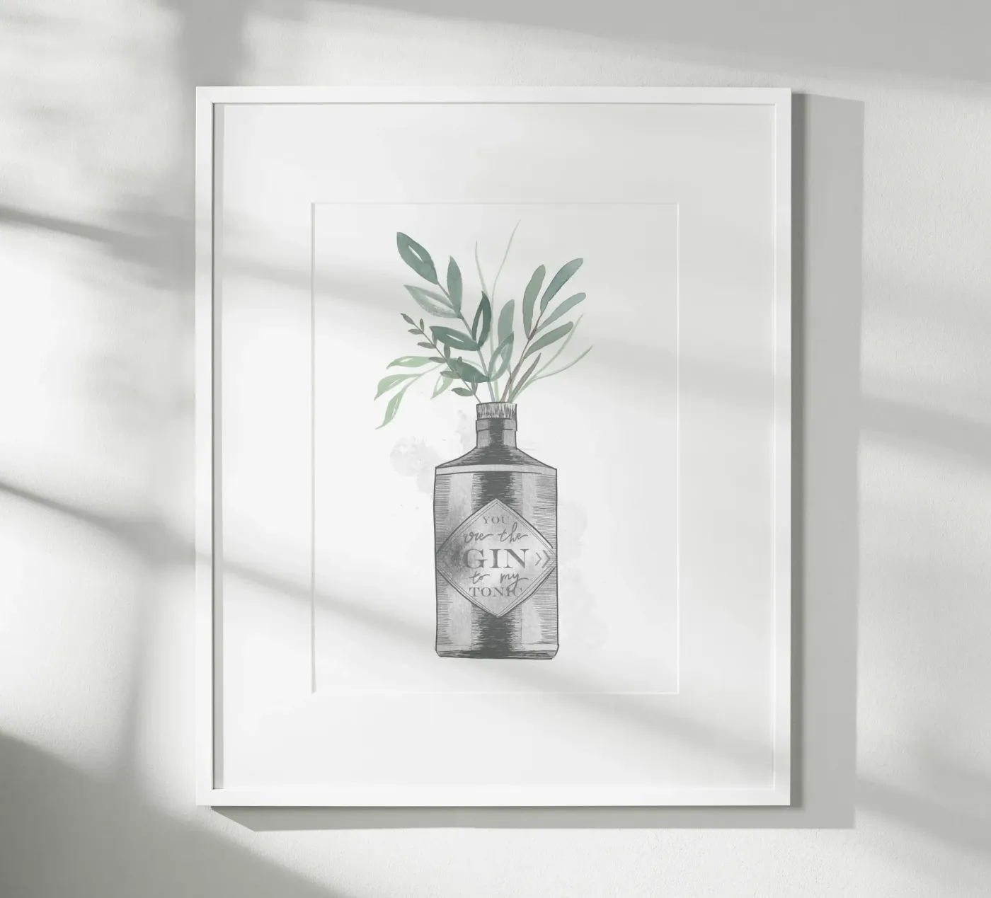 Gin Flower poster da KRUTH DESIGN
