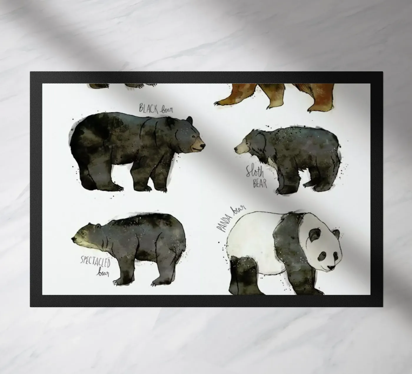 Bears doormat by Amy Hamilton