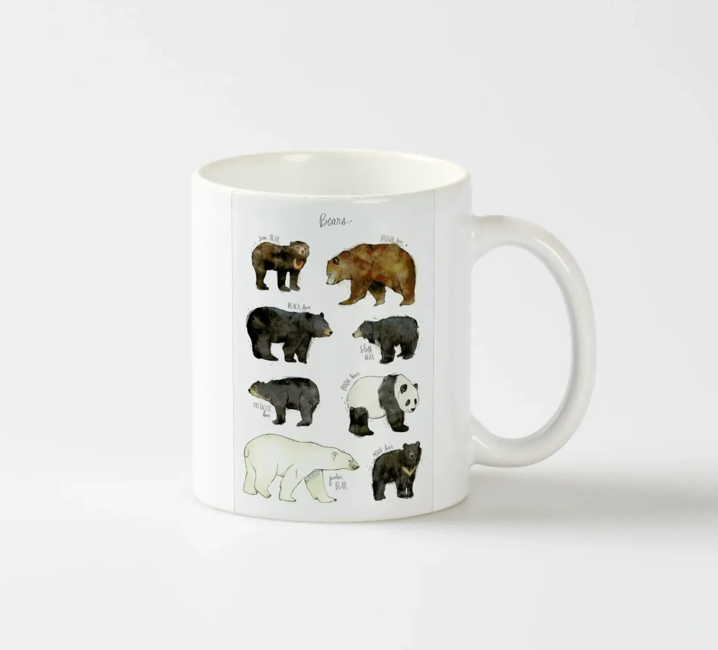 Bears ceramic mug by Amy Hamilton