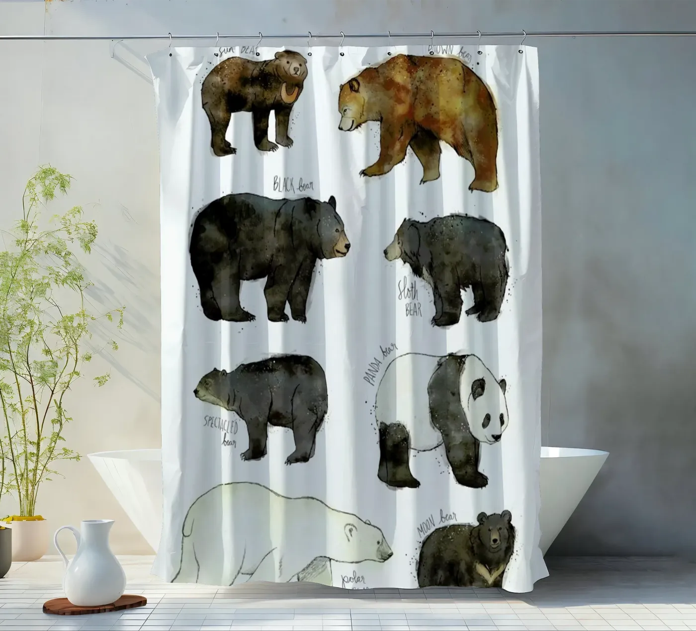 Bears Duschvorhang von Amy Hamilton