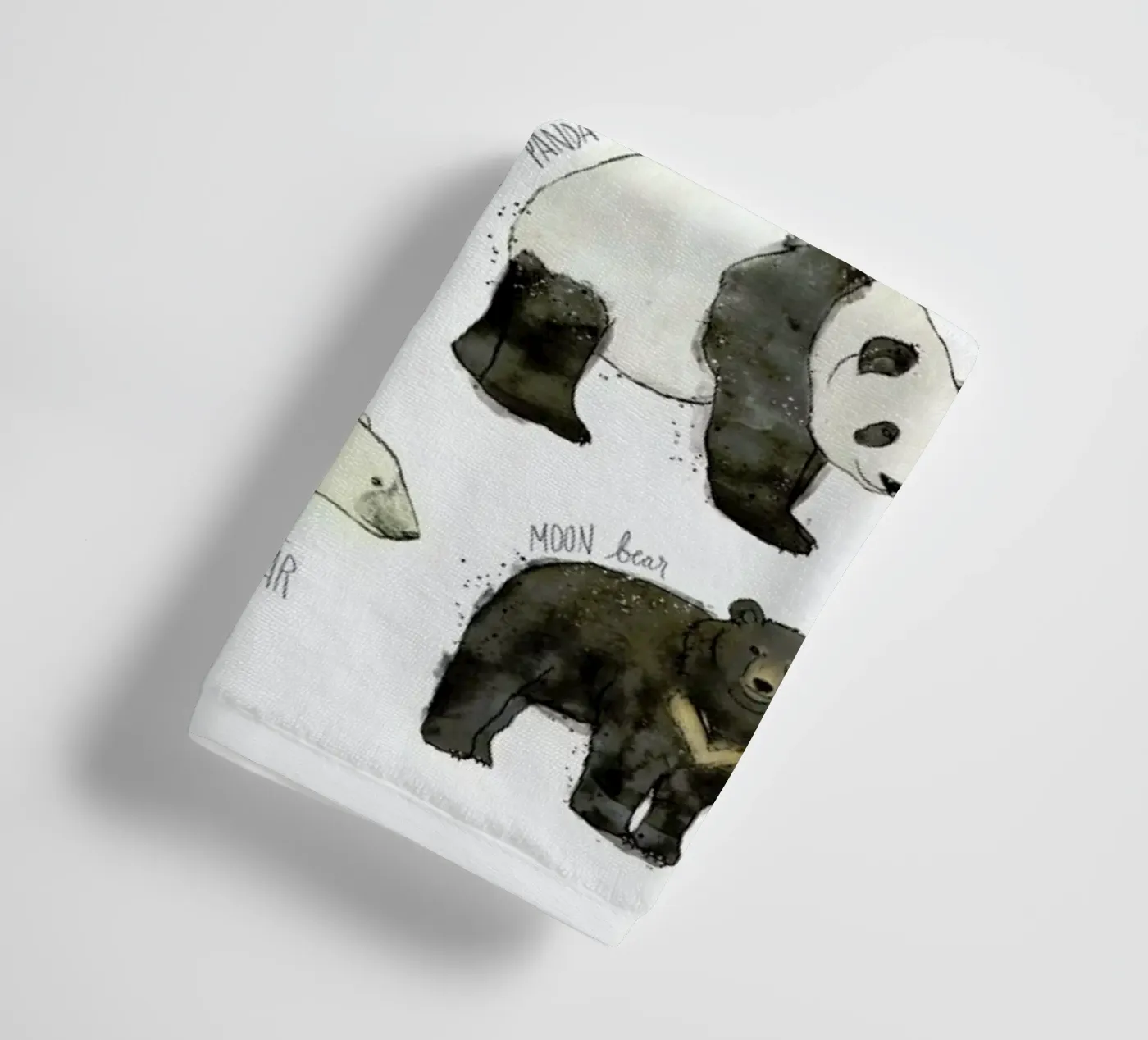 Bears towel by Amy Hamilton